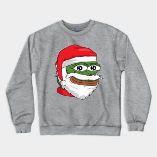 Santa Pepe FeelsOkayMan Crewneck Sweatshirt